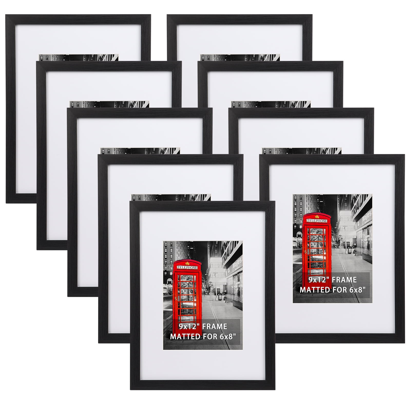 9x12-home-decor-picture-frame-set-of-9-black-6x8-photo-frame-with-mat