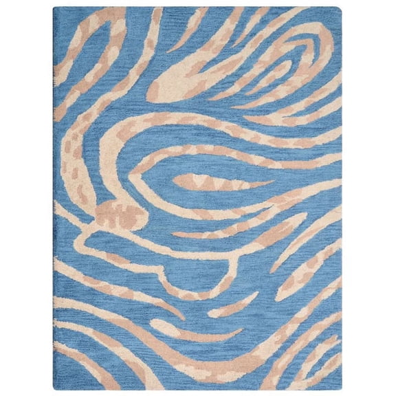 9x12 Rug White color High low pile 14 mm thickness Beautiful Higher Quality Living Room Bedroom office Kitchen Rectangle Stripe Design