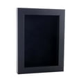 thumbnail image 1 of 9x12 Shadow Box Frame Black Wood | With a 3/4" Usable Display Depth | Includes a Black Real Suede, 1 of 6