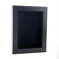 thumbnail image 1 of 9x12 Shadow Box Frame Charcoal Gray Wood | With a 3/4" Usable Display Depth | Includes a Black Real, 1 of 6