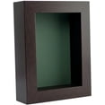 thumbnail image 1 of 9x12 Shadow Box Frame In Brown With A 1 3/4" Usable Depth Includes Hunter Green Acid-Free Backing,, 1 of 6