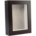 thumbnail image 1 of 9x12 Shadow Box Frame In Brown With A 1 3/4" Usable Depth Includes Smoke Suede Acid-Free Backing,, 1 of 6