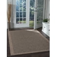 thumbnail image 1 of 9x12 Water Resistant, Large Indoor Outdoor Rugs for Patios, Front Door Entry, Entryway, Deck, Porch, Balcony | Outside Area Rug for Patio | Spice, Solid | Size: 8'9'' x 12'3'', 1 of 8