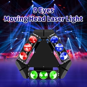 9x12w Moving Head Lights DJ Beam, Spider LED Stage Light DMX DJ Party Stage Lighting Sound Actived for Parties Stage DJ Live Club Disco Wedding Ceremony Family