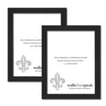 thumbnail image 1 of 9x13 Black Picture Frame for Puzzles Posters Photos or Artwork (2-Pack), 1 of 5