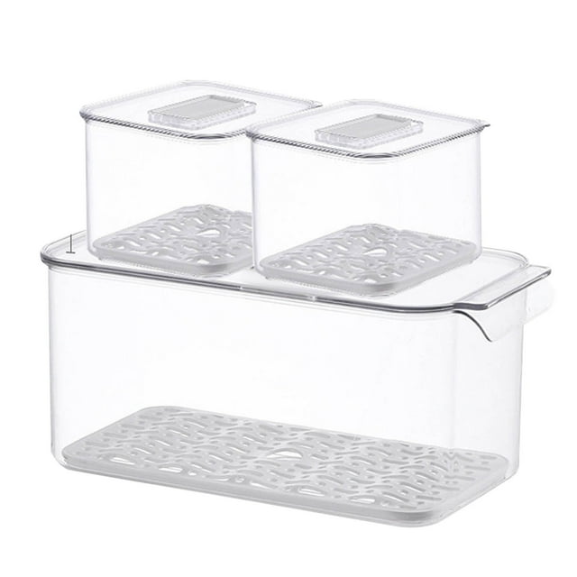 9x13 Food Storage Containers with Lids Clear Pantry Storage Containers