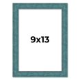 thumbnail image 1 of 9x13 Frame Blue Rustic Barnwood Solid Wood Picture Frame Width 1.25 Inches | Interior Depth 0.5, 1 of 8