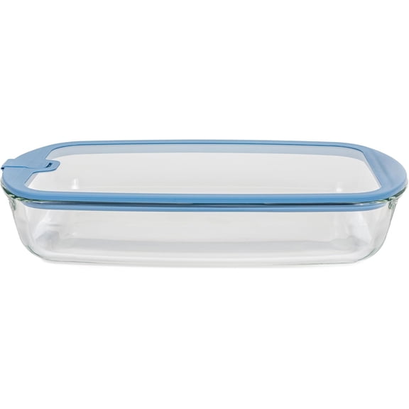 9x13 Glass Baking Dish with GLASS LID Lids Large Airtight Casserole Dish for Oven Pan Dishes Food Storage Containers Lids Glass Silicone Sets Bakeware Bread Pan Tray Sheet Ceramic Tins Non Toxic