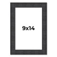 thumbnail image 1 of 9x14 Frame Brown Rustic Solid Wood Picture Frame 1.5 Inches Wide | Interior Frame Depth 0.5 Inches, 1 of 8