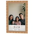thumbnail image 1 of 9x14 Frame Gold Real Wood Picture Frame Width 1.5 inches | Interior Frame Depth 0.5 inches | Rustic, 1 of 8
