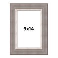 thumbnail image 1 of 9x14 Frame Grey Real Wood Picture Frame Width 2.75 Inches | Interior Frame Depth 0.5 Inches | Linus, 1 of 8