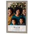 thumbnail image 1 of 9x14 Frame Grey Solid Wood Picture Frame Width 1 Inches | Interior Frame Depth 0.5 Inches |, 1 of 8