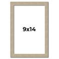 thumbnail image 1 of 9x14 Frame Grey Solid Wood Picture Frame Width 1 Inches | Interior Frame Depth 0.5 Inches |, 1 of 8