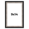 thumbnail image 1 of 9x14 Frame Silver Real Wood Picture Frame Width 1.25 Inches | Interior Frame Depth 0.75 Inches |, 1 of 8