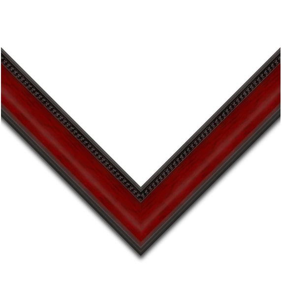 9x14 Weathered Red Picture Frame - UV Acrylic, Foam Board Backing, Hanging Hardware