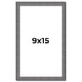 thumbnail image 1 of 9x15 Frame Blue Kingsley Pewter Solid Wood Picture Frame Width 0.75 Inches |Interior Depth 0.5, 1 of 8