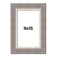 thumbnail image 1 of 9x15 Frame Grey Real Wood Picture Frame Width 2.75 Inches | Interior Frame Depth 0.5 Inches | Linus, 1 of 8