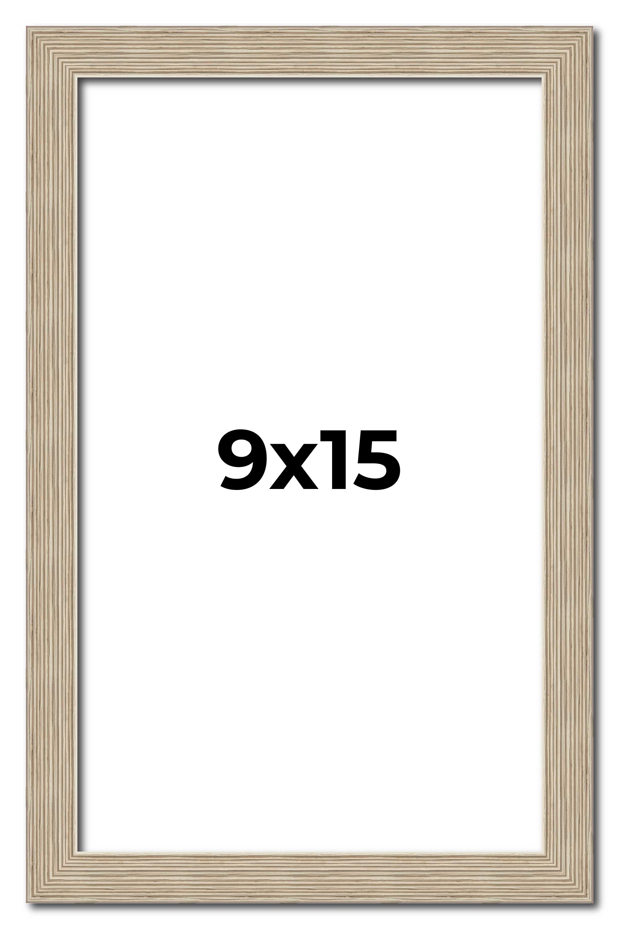 9x15 Frame Grey Solid Wood Picture Frame Width 1 Inches | Interior ...