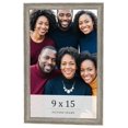 thumbnail image 1 of 9x15 Frame Grey Solid Wood Picture Frame Width 1 Inches | Interior Frame Depth 0.5 Inches |, 1 of 8