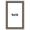 thumbnail image 1 of 9x15 Frame Silver Real Wood Picture Frame Width 1.25 Inches | Interior Frame Depth 0.5 Inches |, 1 of 8