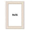 thumbnail image 1 of 9x15 Frame White Real Wood Picture Frame Width 1.75 inches | Interior Frame Depth 0.5 inches |, 1 of 8