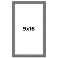 thumbnail image 1 of 9x16 Frame Blue Kingsley Pewter Solid Wood Picture Frame Width 0.75 Inches |Interior Depth 0.5, 1 of 8