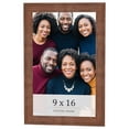 thumbnail image 1 of 9x16 Frame Brown Farmhouse Solid Wood Picture Frame Width 1.5 Inches | Interior Frame Depth 0.5, 1 of 8