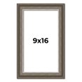 thumbnail image 1 of 9x16 Frame Brown Solid Wood Picture Frame | 1.75 Inch Moulding Width | Austin Frame Complete with, 1 of 8