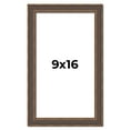 thumbnail image 1 of 9x16 Frame Golden Caramel Solid Wood Bronze Picture Frame | 1.25 Inch Moulding Width | 0.5 Inch, 1 of 8