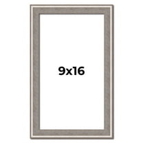9x16 Frame Grey Real Wood Picture Frame Width 1.25 inches | Interior Frame Depth 0.5 inches | Hans