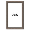 thumbnail image 1 of 9x16 Frame Silver Real Wood Picture Frame Width 1.25 Inches | Interior Frame Depth 0.5 Inches |, 1 of 8
