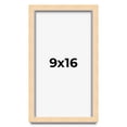 thumbnail image 1 of 9x16 Shadow Box Frame Brown | 0.875 Inches Deep Real Wood Contemporary Shadowbox Display Frame | UV, 1 of 5