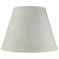 thumbnail image 1 of 9x16x12" SLIP UNO FITTER Textured Oatmeal Empire Hardback Lamp Shade, 1 of 4