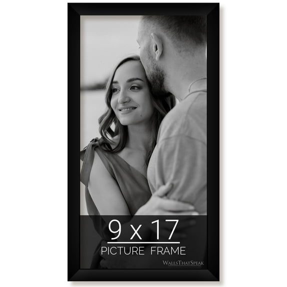 9x17 Black Picture Frame for Puzzles Posters Photos or Artwork