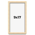 thumbnail image 1 of 9x17 Frame Beige Real Wood Picture Frame Width 0.75 inches | Interior Frame Depth 0.5 inches |, 1 of 8