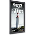 thumbnail image 1 of 9x17 Frame Black Passaggi Solid Wood Picture Frame Width 1.5 Inches | Interior Frame Depth 0.5, 1 of 8