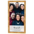 thumbnail image 1 of 9x17 Frame Gold Bamboo Solid Wood Picture Frame | 1 Inch Moulding Width | Interior Frame Depth 0.75, 1 of 8