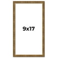 thumbnail image 1 of 9x17 Frame Gold Kingsley Distressed Solid Wood Picture Frame Width 0.75 Inches | Interior Frame, 1 of 8