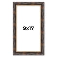 thumbnail image 1 of 9x17 Frame Gold Real Wood Picture Frame Width 1.5 inches | Interior Frame Depth 0.5 inches |, 1 of 8