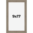 thumbnail image 1 of 9x17 Frame Gray Barnwood Rustic Solid Wood Picture Frame | 1.5 Inch Moulding Width | Includes UV, 1 of 8
