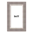 thumbnail image 1 of 9x17 Frame Grey Real Wood Picture Frame Width 2.75 Inches | Interior Frame Depth 0.5 Inches | Linus, 1 of 8