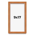 thumbnail image 1 of 9x17 Shadow Box Frame Brown | 0.875 Inches Deep Real Wood Contemporary Shadowbox Display Frame | UV, 1 of 6