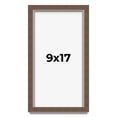 thumbnail image 1 of 9x17 Shadow Box Frame Brown | 1.125 inches Deep Real Wood Rustic Shadowbox Display Frame | UV, 1 of 5