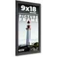 thumbnail image 1 of 9x18 Frame Black Passaggi Solid Wood Picture Frame Width 1.5 Inches | Interior Frame Depth 0.5, 1 of 8