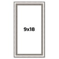 thumbnail image 1 of 9x18 Frame Silver Real Wood Picture Frame Width 1.25 Inches | Interior Frame Depth 0.5 Inches |, 1 of 8