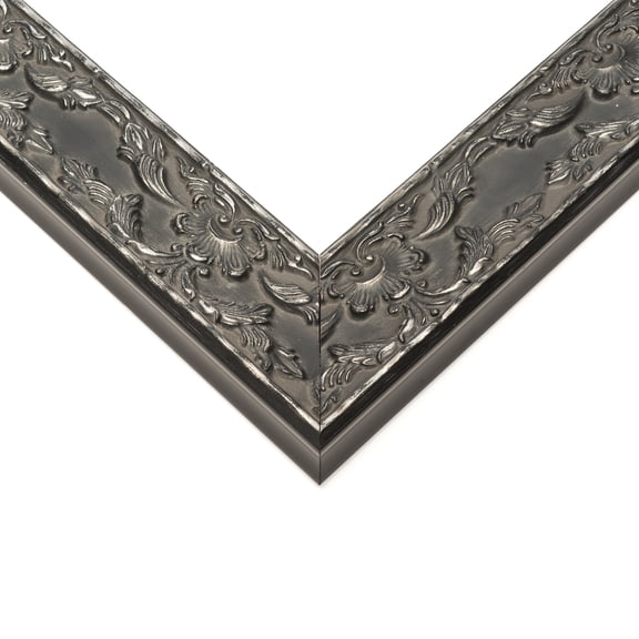 9x18 Frame Silver Real Wood Picture Frame Width 1.75 inches | Interior Frame Depth 0.5 inches |