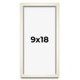 thumbnail image 1 of 9x18 Frame White Wash Solid Wood Picture Frame | 0.75 Inch Moulding Width | Includes UV Acrylic, 1 of 8