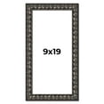 thumbnail image 1 of 9x19 Frame Black-Brown Medieval Solid Wood Picture Frame | 1.5 Inch Moulding Width | Gotham Beveled, 1 of 8