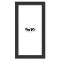 thumbnail image 1 of 9x19 Frame Black Real Wood Picture Frame Width 1.25 Inches | Interior Frame Depth 0.5 Inches |, 1 of 8