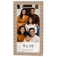 thumbnail image 1 of 9x19 Frame Silver Real Wood Picture Frame Width 1.5 inches | Interior Frame Depth 0.5 inches |, 1 of 8